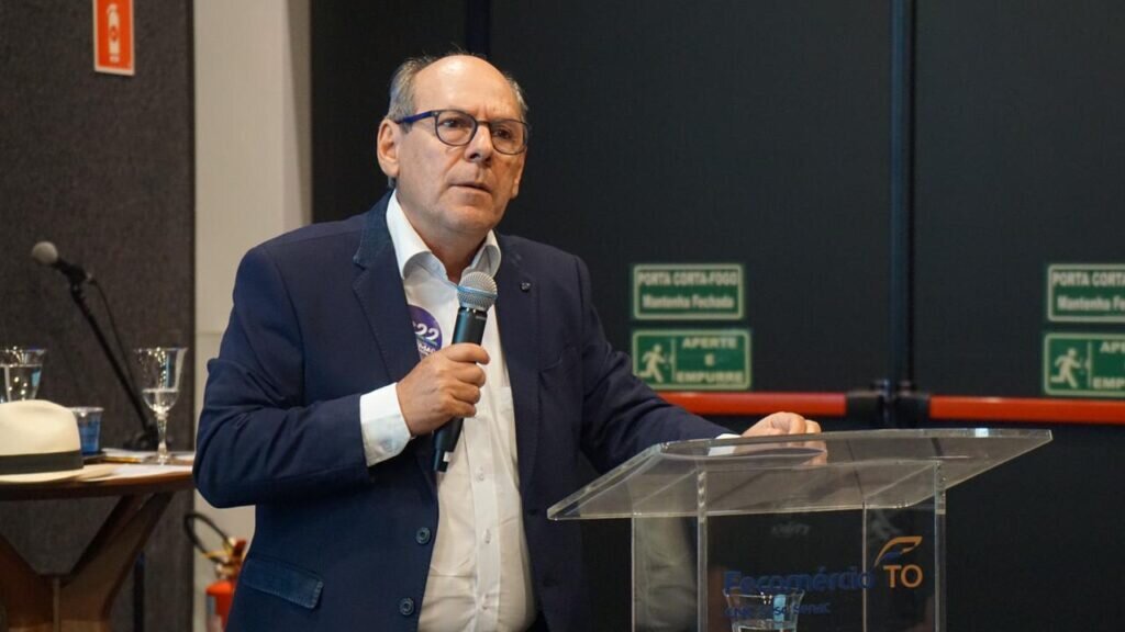 Candidato a governador, Ronaldo Dimas faz apresentação ao setor produtivo na Fecomércio