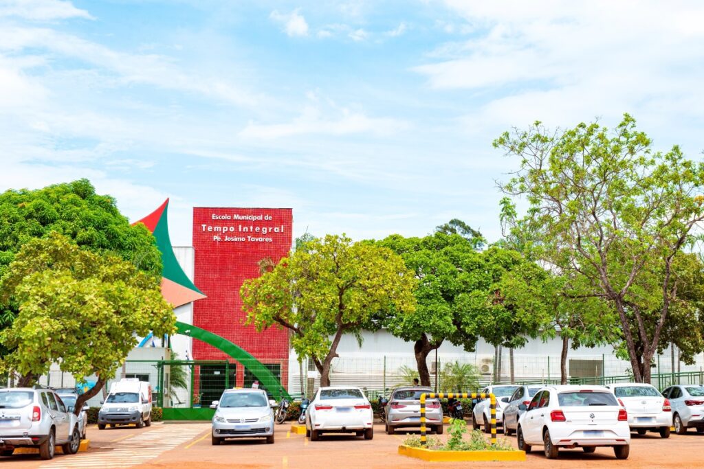 Escola Padre Josimo Tavares, da rede de ensino de Palmas