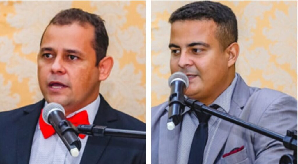 Romerito Guimarães e Leandro Coutinho, vereadores de Colinas do Tocantins