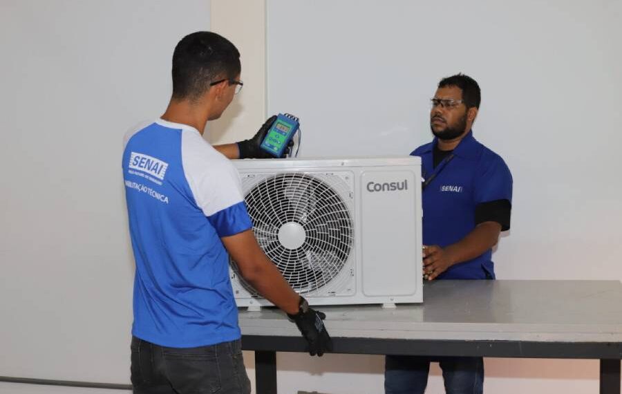 Cooperação Brasil-Alemanha e SENAI Tocantins oferecem 300 vagas gratuitas no curso de Boas Práticas em Sistemas de Ar Condicionado tipo Split e Janela