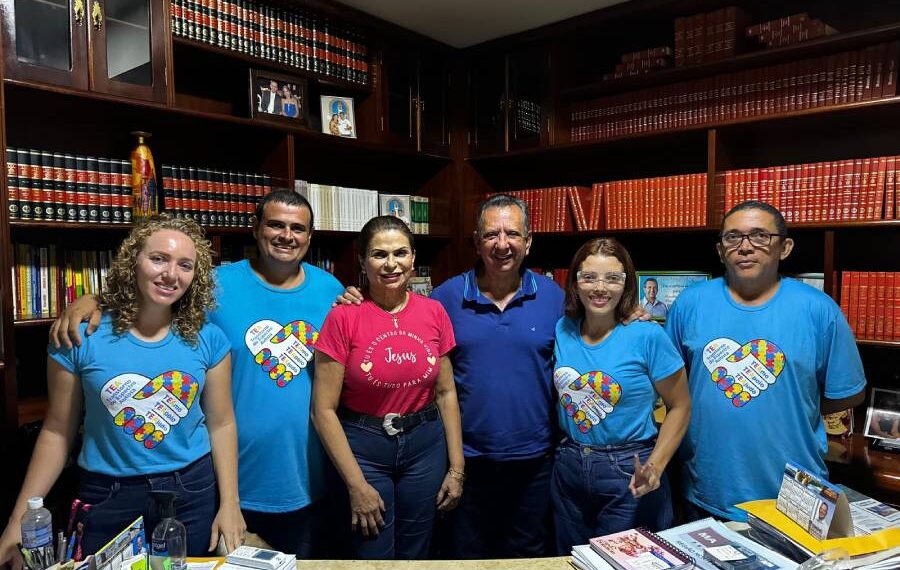 espeito e inclusão Antonio Andrade destinará recursos para construção de sede da Associação de Pais, Amigos e Profissionais do Autista de Porto Nacional e Região – Coração Autista