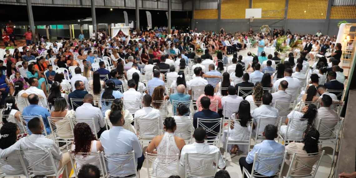 Casamento Comunitário de Araguaína oficializa união de mais de 100 casais