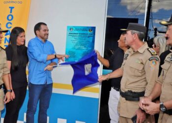 Governador Wanderlei Barbosa inaugura obras das unidades da Polícia Militar de Arraias e Palmeirópolis