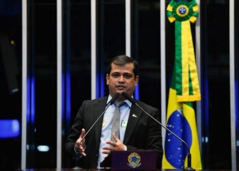 Presidente da ATM, Diogo Borges, discursa no plenário do Senado Federal e defende manutenção da desoneração do INSS sobre a folha