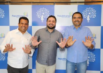 De olho na Câmara de Palmas, Vinicius Pires participa de encontro do Republicanos com Wanderlei Barbosa e Fábio Vaz