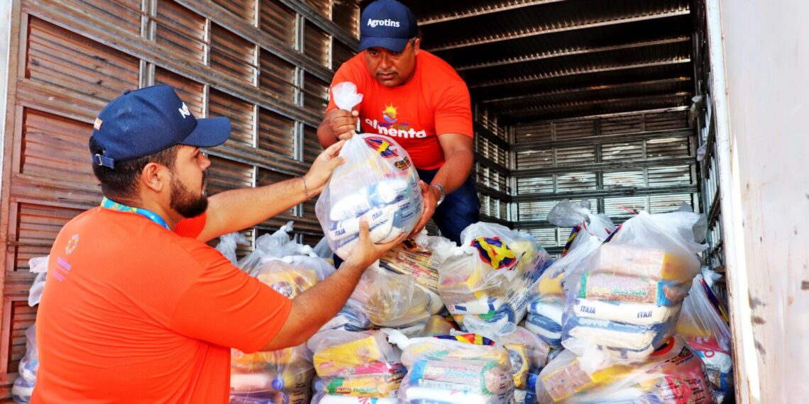 Agrotins arrecada mais de 130 toneladas de alimentos que serão encaminhados a instituições tocantinenses