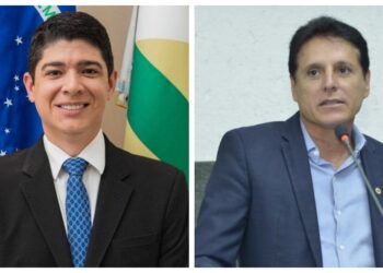 Celso diz que discurso com “desrespeito e mentira” motivou saída da solenidade; Nilton Franco defende que só cobrou aplicação de emenda e que prefeito “foi para tumultuar”