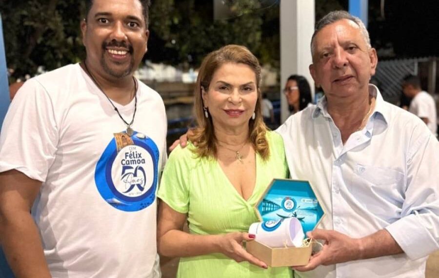 Deputado Antonio Andrade participa de festa alusiva aos 50 anos de fundação da Escola Estadual Félix Camo