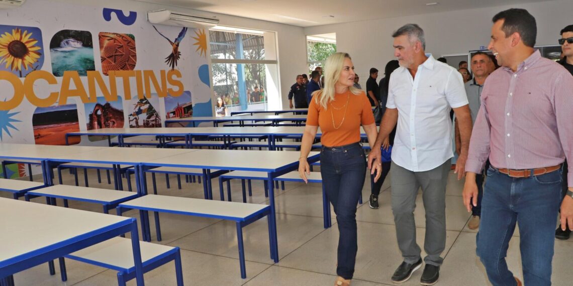 Governador em exercício, Amélio Cayres entrega R$ 3 milhões em obras em duas escolas de Augustinópolis