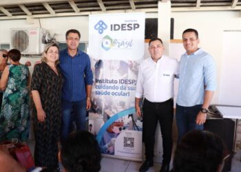 Prefeita Fátima Coelho e deputado Luciano Oliveira participam da abertura do programa para cirurgia de catarata em Guaraí (1)