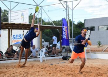 Sucesso marca o Torneio Open SESI de Beach Tennis com mais de 560 inscritos