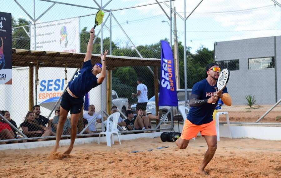 Sucesso marca o Torneio Open SESI de Beach Tennis com mais de 560 inscritos
