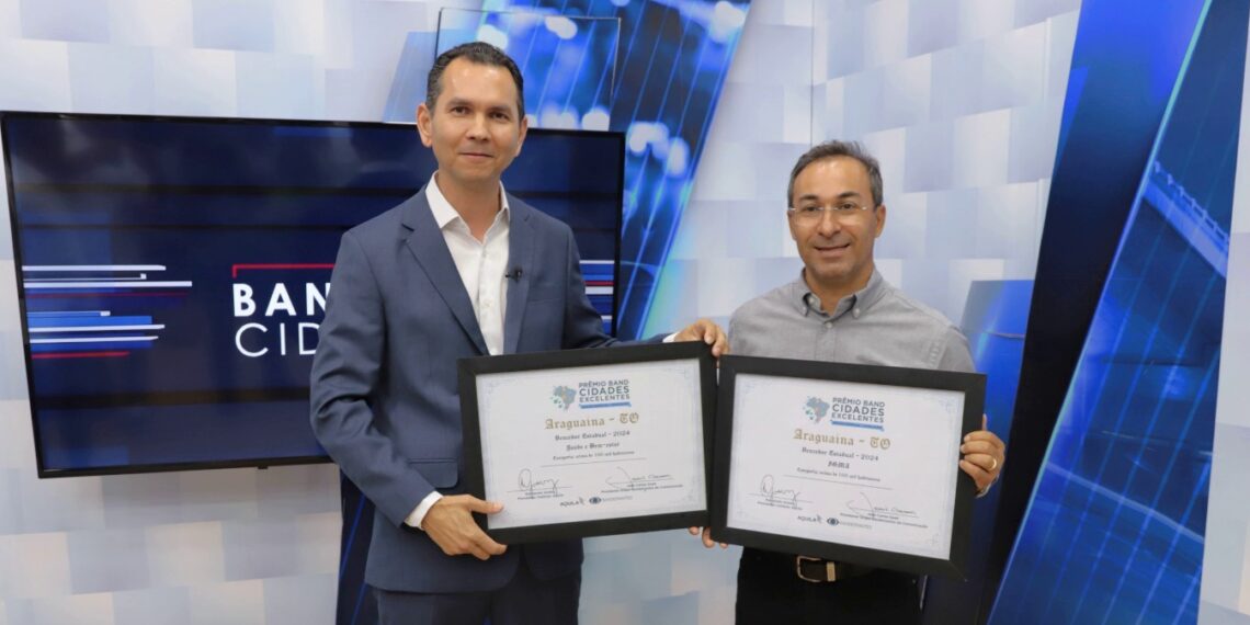 Araguaína é vencedora em 2 categorias do Prêmio Band Cidades Excelentes 2024 e prefeito Wagner garante que maior investimento da gestão é na saúde