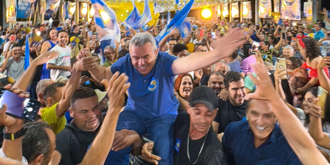 Em convenção com 11 partidos e 93 nomes para Câmara, Ronivon reúne multidão e Gaguim garante que, reeleito, prefeito terá “todo apoio do governo do TO”