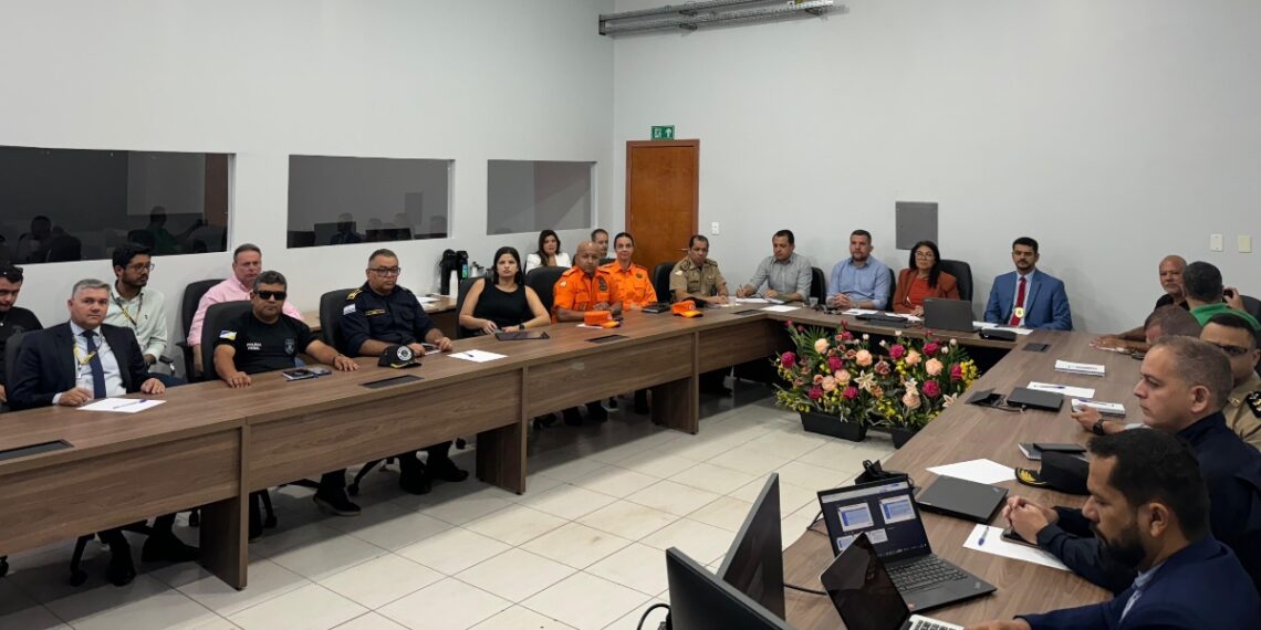TRE-TO e Forças de Segurança realizam reunião de alinhamento para operação das eleições deste ano 
