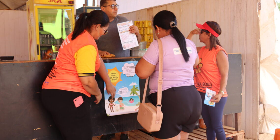 Seciju promove ações de conscientização sobre cuidados e vigilância em áreas de rios e praias