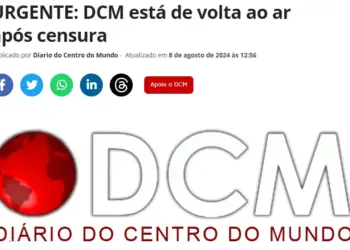 Diário do Centro do Mundo volta ao ar, condena censura e avisa que irá investigar “sem trégua” Janad Valcari e a juíza autora da decisão