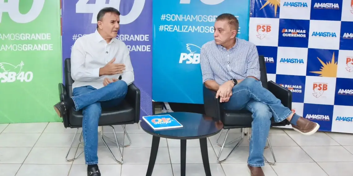 Eduardo Siqueira Campos recebe plano de governo do PSB de Amastha e avisa: “Participar deste debate é respeitar a democracia”