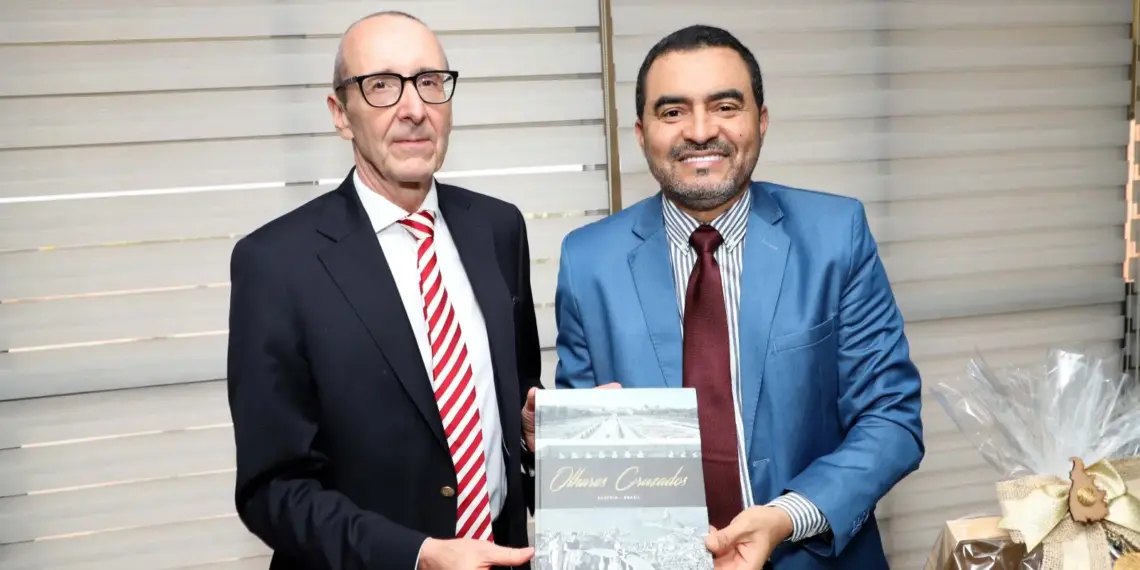 Ao governador Wanderlei, embaixador da Áustria revela interesse de conectar as universidades da Amazônia Legal