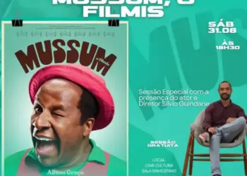 Telas em Cena recebe no próximo sábado, 31, o diretor do filme “Mussum”, Silvio Guindane
