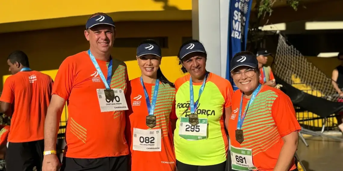 Cristiano Pisoni e Tatiane Barreto prestigiam Circuito Sesc de Corridas e destacam propostas para esportes em Gurupi