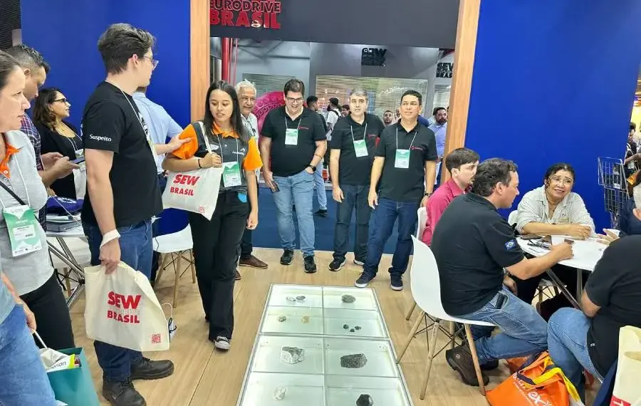 Agência de Mineração do Tocantins expõe amostras de minerais e rochas na maior feira de Mineração da América Latina