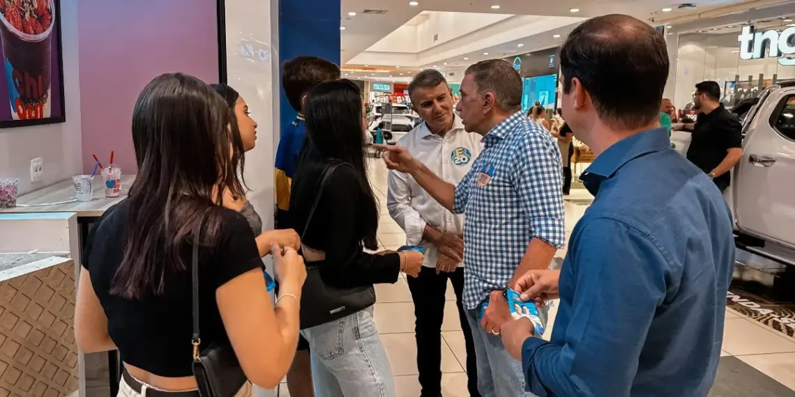 Eduardo Siqueira e Carlos Amastha cumprem agenda juntos no Capim Dourado
