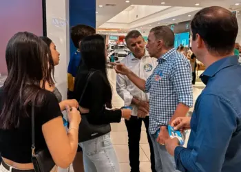Eduardo Siqueira e Carlos Amastha cumprem agenda juntos no Capim Dourado