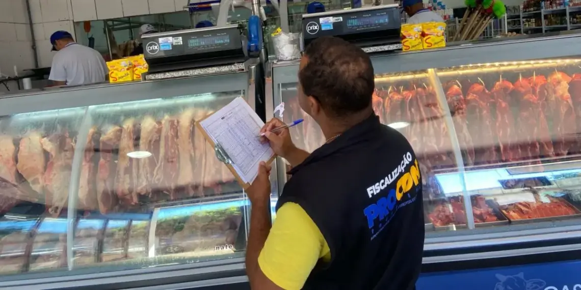 Procon do Tocantins encontra variação de preços de até 78% nos açougues de Gurupi