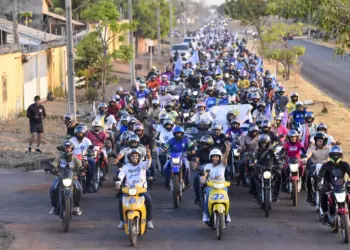 Janad mobiliza governador Wanderlei e senador Eduardo Gomes em motociata em Palmas e garante: “Vamos fazer a melhor gestão”