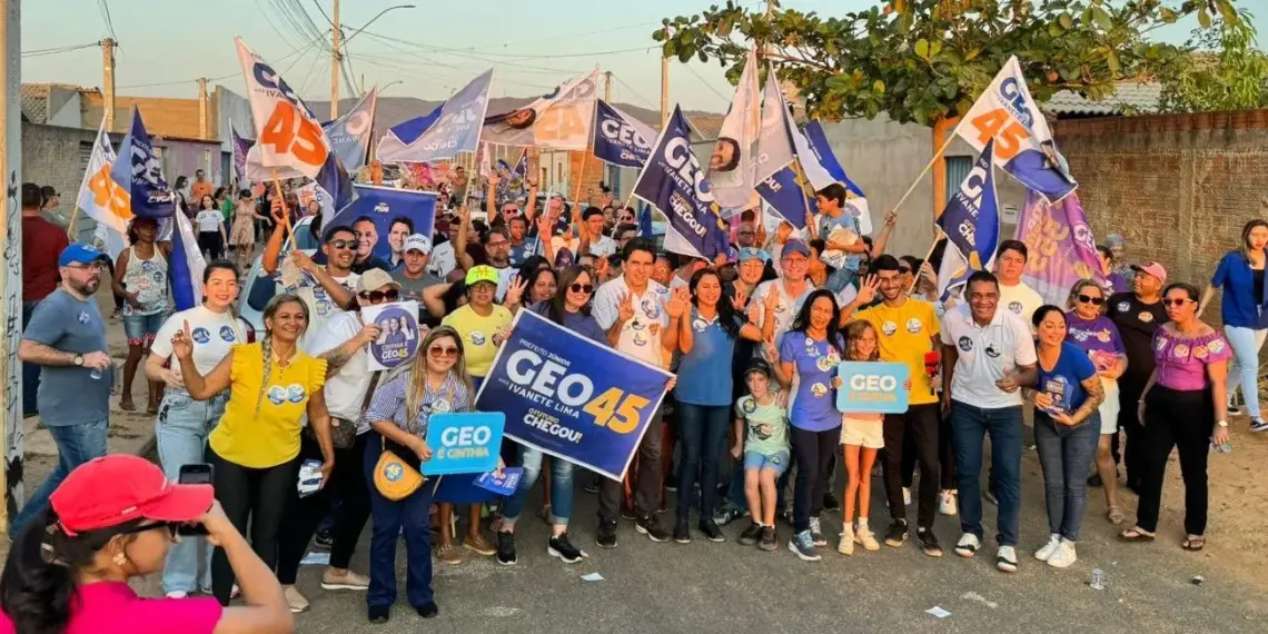 Geo realiza caminhada no Recanto das Araras e garante ter “virado votos”: “Rumo ao segundo turno”