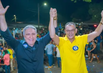 Rubão mobiliza vice-governador Laurez Moreira em campanha pela Prefeitura de Monte do Carmo