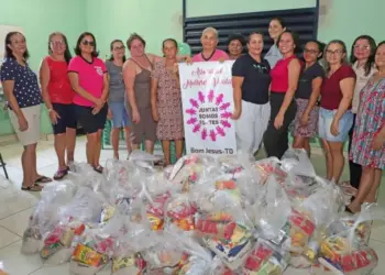 Primeira-dama Karynne Sotero encaminha doações de alimentos para associação de Bom Jesus do Tocantins