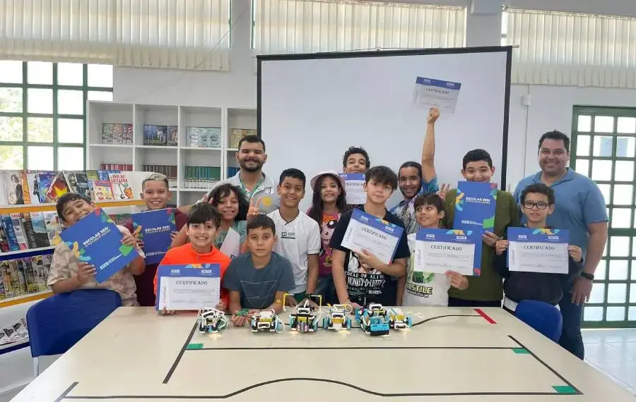 SESI Palmas certifica estudantes do curso de Robótica Nível 2