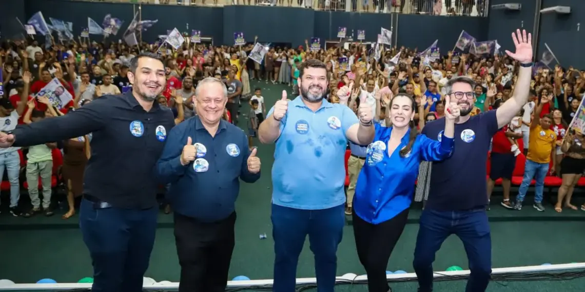 Em busca de cadeira na Câmara, Kassyo Fernando encerra campanha em agenda com prefeita Cinthia no auditório da ATM