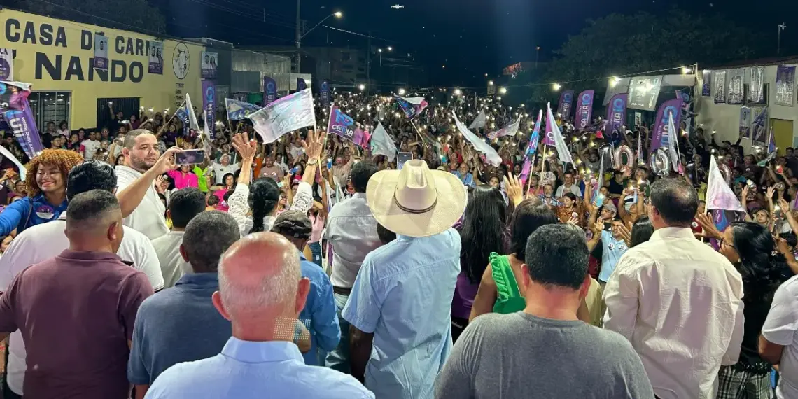 Prefeita Camila destaca ações do mandato no último ato da campanha à reeleição: “Fiz uma gestão honesta e transparente”, garante