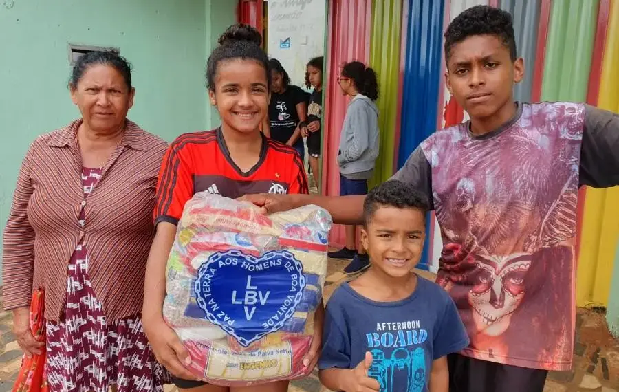 LBV entrega quase de 8 toneladas de alimentos no Tocantins