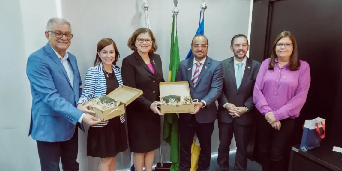 Vice-cônsul dos EUA vem ao Tocantins e se reúne secretários da Indústria, do Turismo, de Representação em Brasília e com FAPT