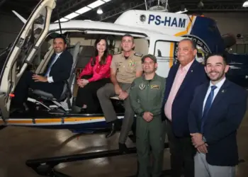 Com articulação da senadora Professora Dorinha, Ministério da Justiça doa helicóptero para a Polícia Militar do Tocantins