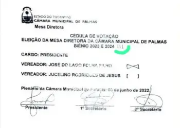 Ação judicial da última eleição da Câmara de Palmas revela como vereadores e candidatos combinam e conferem voto dado; entenda