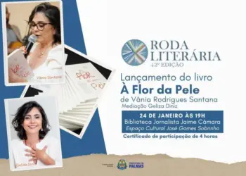 Lançamento do livro À Flor da Pele de Vânia Santana acontece na 42ª Roda Literária