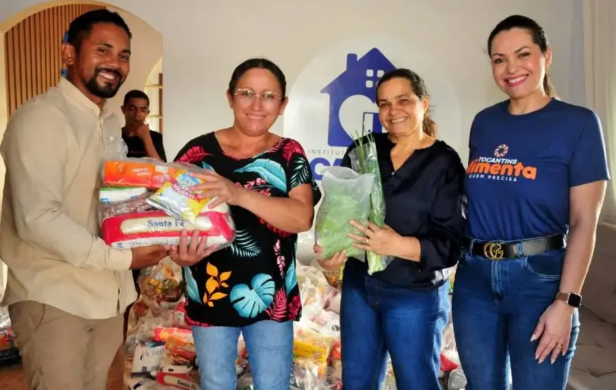 Por meio do projeto Tocantins Alimenta Quem Precisa, Governo do Estado encaminha doações de alimentos para instituição da região Sul de Palmas