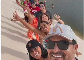 Governador Wanderlei e 1ª-dama Karine fazem férias curtas e intensas num “tour” por Ceará e Maranhão com familiares e amigos