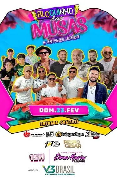 Bloquinho das Musas e dos Pequis Ruídos promove Grito de Carnaval na Praia da Graciosa