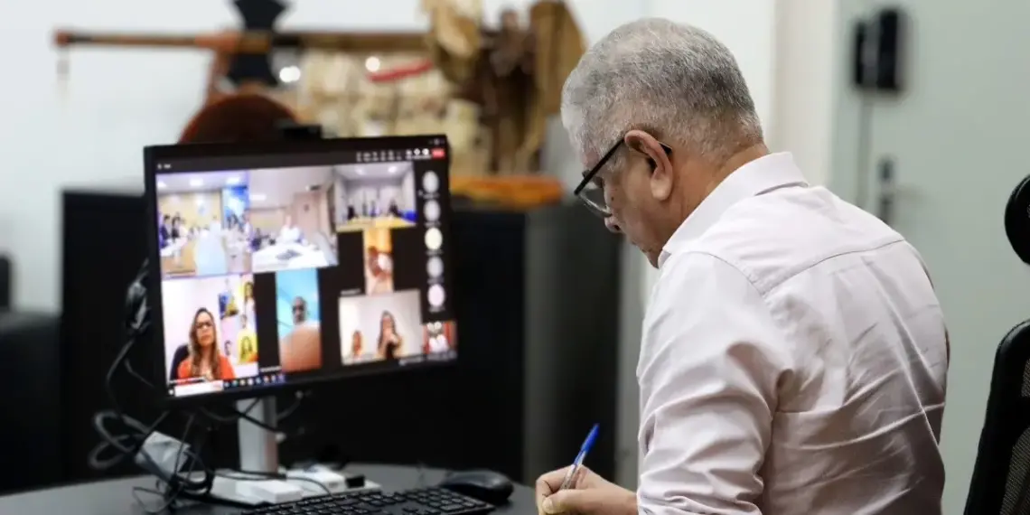 Hercy Filho tem reunião remota com ministro do Turismo, que confirma vinda ao Tocantins; secretário prepara programação