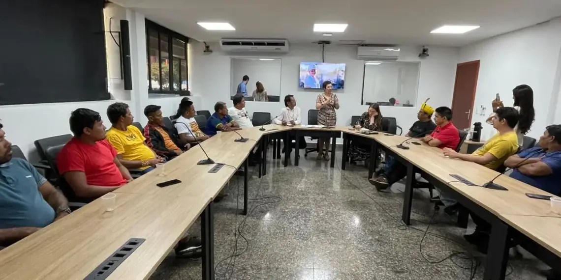 Estado promove debate com líderes Apinajé sobre as oficinas referentes à Consulta Livre, Prévia e Informada do Programa Jurisdicional de REDD+