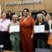 Coletivo SOMOS homenageia presidente municipal do PT e Diretora da FACOMTO em Sessão Solene na Câmara Municipal