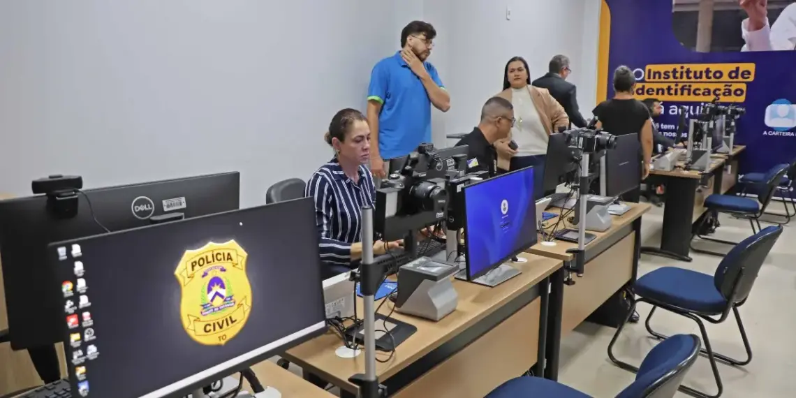 Estado abre novo Núcleo de Identificação em Palmas para emissão da Carteira de Identidade Nacional