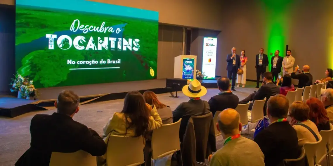 Secretário do Turismo promove atrativos naturais do Tocantins em mais uma agenda do Meeting Brasil, em Portugal