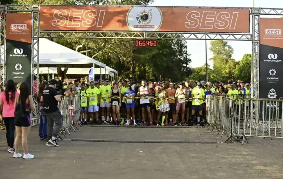 Corrida Nacional do SESI acontece nesta quinta-feira,01/05, com mais de 1.100 participantes